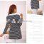 OEM Foshan wholesale clothing Maternity pregnancy striped clothes for pregnant women 2015 maternity wear AK003