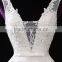 2017 Wholesale Sweetheart Sleeveless Lace Wedding Dresses Beaded V-neck Nackline Mermaid Lace wedding dress F13001
