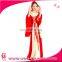 Fancy Dresses,Adult Costume Plus Size Feature women Gender Red Hooded Gown Medieval Costume