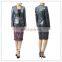 Wholesale Manufacturer 100% polyester Feminine V-neckline Sequins Women Jackets (16110501)