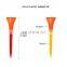 Plastic Golf Tees 83mm Durable Rubber Cushion Top Golf Tee