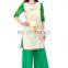 Designer Printed Cotton kurta calf length with different front back and sleeve print