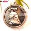 Newest customized souvenir 3d metal medal with ribbon