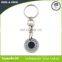 Promotion metal cheaper metal trolley coin holder keychains