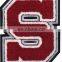 high quality custom embroidery varsity chenille letter patches for varsity jackets