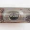 High quality metal plated cloth label and metal hand bag brand label/ tag