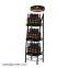 Cosmetic use large custom metal display for shoppe
