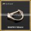 Custom Leather Handbag Metal Hardware Accessories Metal Ring Buckle, Plated Custom Metal D Ring