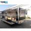 Most popular towable mobile food cart burger vending trailer