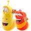 Hilarious bug, doll, larva, stinky, slug, funny, small yellow caterpillar plush toy manufacture