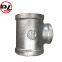 Malleable Iron Pipe Fittings Galvanized Reducing Tee