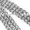 Hot selling three-row chain collar chrome-plated pet accessories dog collar