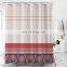 Rustic Wooden Shower Curtain Set with Non-Slip Rug Toilet Lid Cover Bath Mat Shower Curtain Set for Bathroom