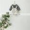 2020 Baby Long-sleeved Plaid Shirt + Bloomers 2 Pcs Clothing Sets 0-3 Years Boys' and Girls' Overalls Clothes Sets