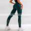 Custom gym wear legging manufacturer sport women highwaist leggings butt lift yoga pants nylon spandex leggings