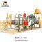 Multifunction Wooden Outdoor playground, Wooden Outdoor development