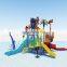 Colorful Amusement  outdoor  water park playground slides with best price to sale