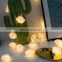 Solar Led cloud christmas String Lights garden home holiday lighting indoor outdoor party decorative waterproof fairy light