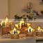 Christmas LED Light 3D Wooden Star Twinkle Battery Powered Christmas Lamp Holiday Party Decorative Fairy Lights