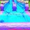 Commercial Grade Tropical Paradise Inflatable Purple Marble Water Slip Slides With Pool