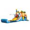 Beach Boy Themed Inflatable Water Castle Kids Jumping Castles With Water Slide And pool