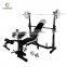 Foldable Indoor Fitness Home Gym multi function weight bench for Strength Training