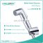 New appearance portable toilet bidet with stainless steel hose
