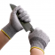 Anti Cut Level 5 HPPE Fiberglass Liner PU Coated Cut Resistant Safety Gloves