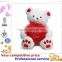 OEM Stuffed Toy,Custom Plush Toys, teddy bear with red heart