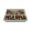 Simple and useful design unfinished cheap price 12 Bottle pine wooden wine box