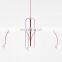 Modern Designer Minimalist Style Metal Pendant Light Curved Indoor Decoration Lamps