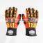 Impact resistant non-slip embellished mechanical gloves TPR glove
