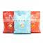 Custom printed snack puffs food popcorn potato chips packaging bag metallic foil coated popcorn bags