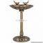 brass antique metal bird feeder stand