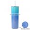 Best selling wholesale 20oz sublimation stainless steel skinny tumbler with lid straw