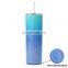 20oz colorful stainless steel double wall vacuum insulation slim water bottle