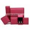 Wholesale Custom Luxury Red Pu Leather Jewelry Packaging Necklace Jewelry Box