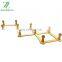 Wood Wall Mounted Towel Bar Rack with  Hooks for Bathroom Kitchen