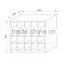 (DL-P40) Factory Wholesale Knock Down 0.7 mm Steel Shoe Rack/Large Metal Storage Cabinets