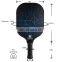 Outdoor Sports Graphite Carbon Fiber Pickleball Racket