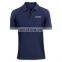 Embroidery your logo polo shirt workwear uniform shirts 100% cotton pique fabric ribbed collar shirt