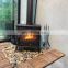 European-Style Villas And B&Bs In Rural Areas Cast Iron Free-Standing Real Fire Wood Heating Fireplace