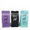 Food Grade 8 sides seal flat bottom 250g coffee  bag with valve and Pull Tab Zipper