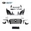 MAICTOP front bumper face kit for land cruiser fj200 lc200 white black hot sale 2016-2021 body kits