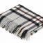 pure virgin new wool throw blanket for sofa decoration ,camping,travel picnic