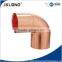 J9005 copper flare pipe fitting, 90 degree copper elbow with UPC,NSF certificate for plumbing