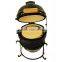 Mini outdoor home portable ceramic charcoal kamado bbq grill