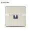 New Product UK Standard Aluminum Panel 20A 1 Gang Water Heater Switch