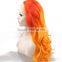 Top Quality Colored Long Style Synthetic Wig Body Wave Lace Front Wig