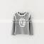 Whosale Fancy Boutique Korean Autumn Fashion Girl T-shirt Kids Apple Lace T-shirt